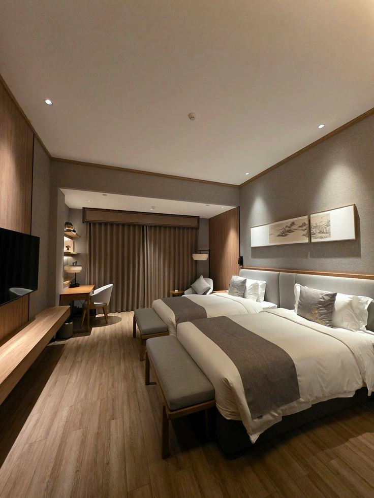 Hình ảnh phòng ngủ khách sạn thiết kế đơn giản