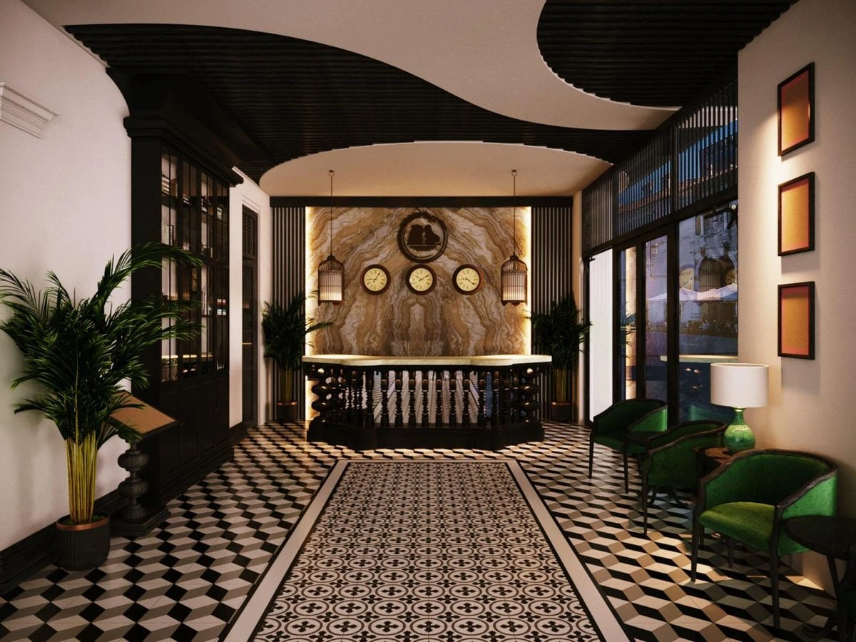 Khách sạn thiết kế phong cách indochine