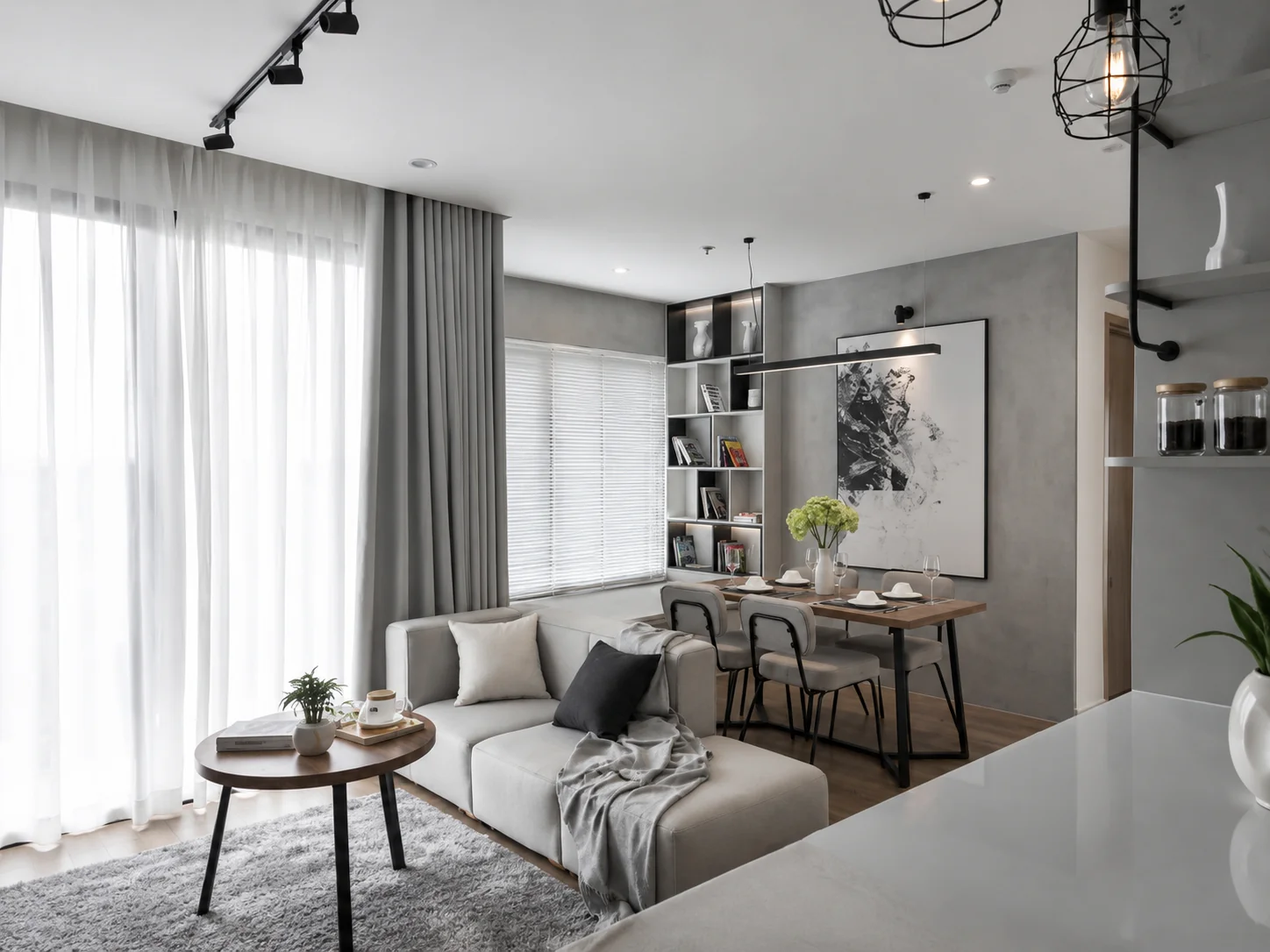 Thiết kế nội thất chung cư 45m2