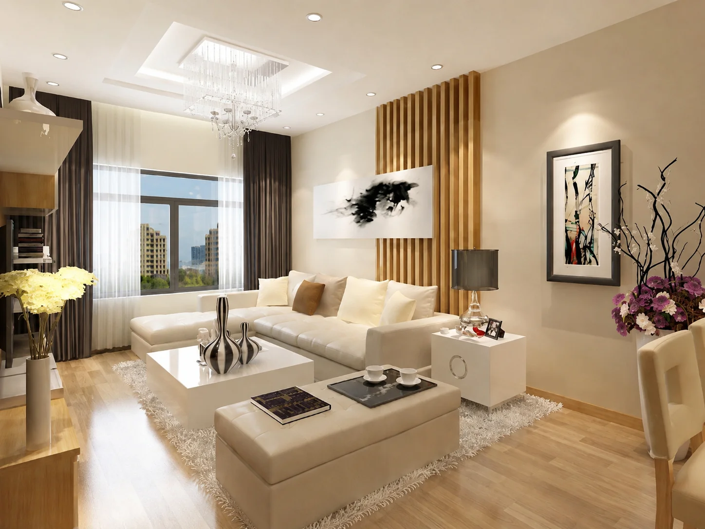 Thiết kế nội thất chung cư 2 phòng ngủ