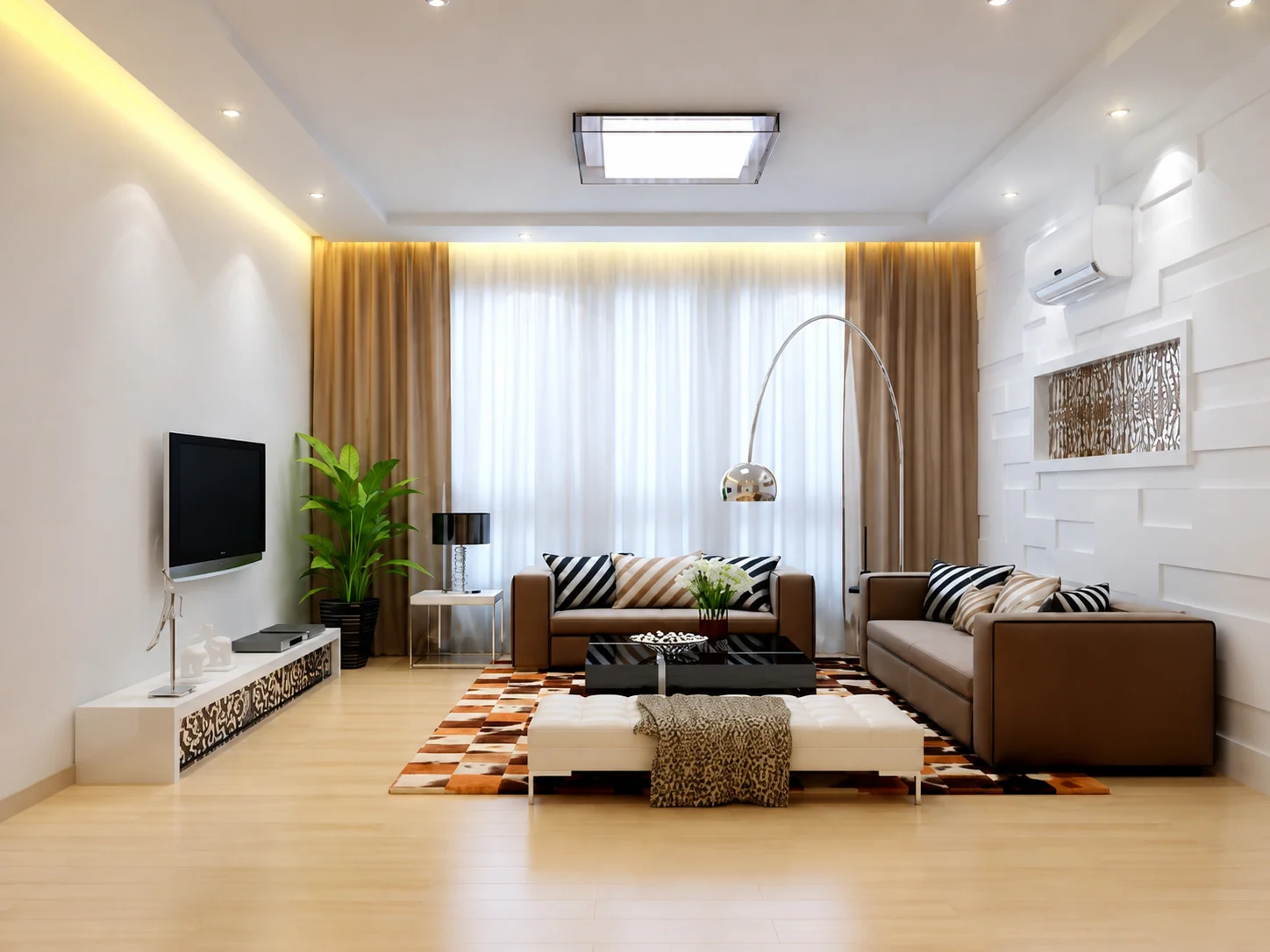 thiết kế nội thất chung cư 2 phòng ngủ