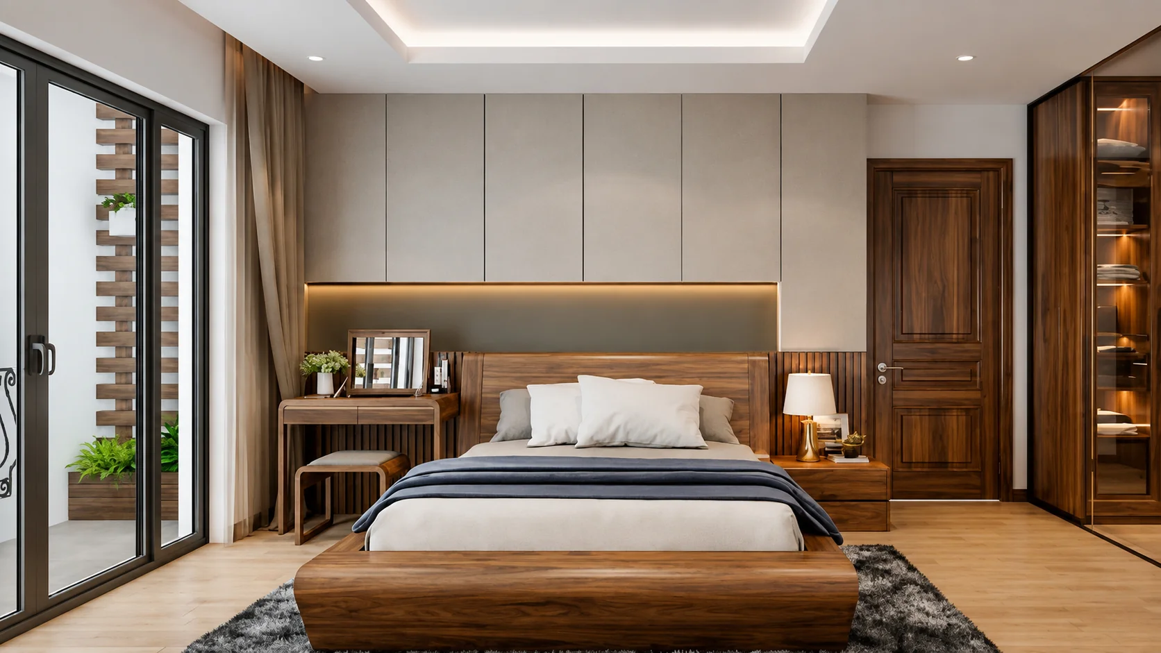 Thiết kế nội thất chung cư 2 phòng ngủ