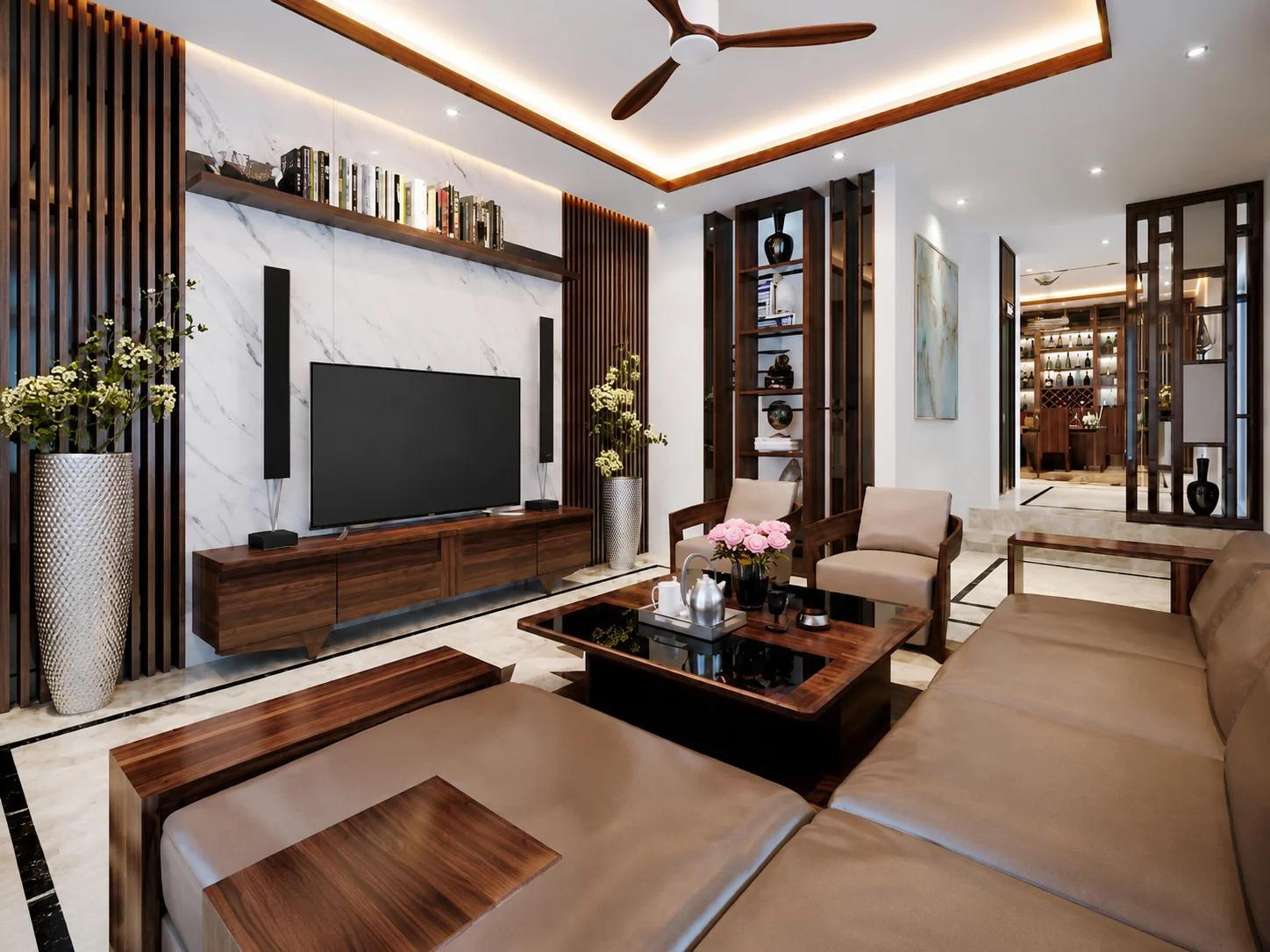 Thiết kế nội thất chung cư 2 phòng ngủ