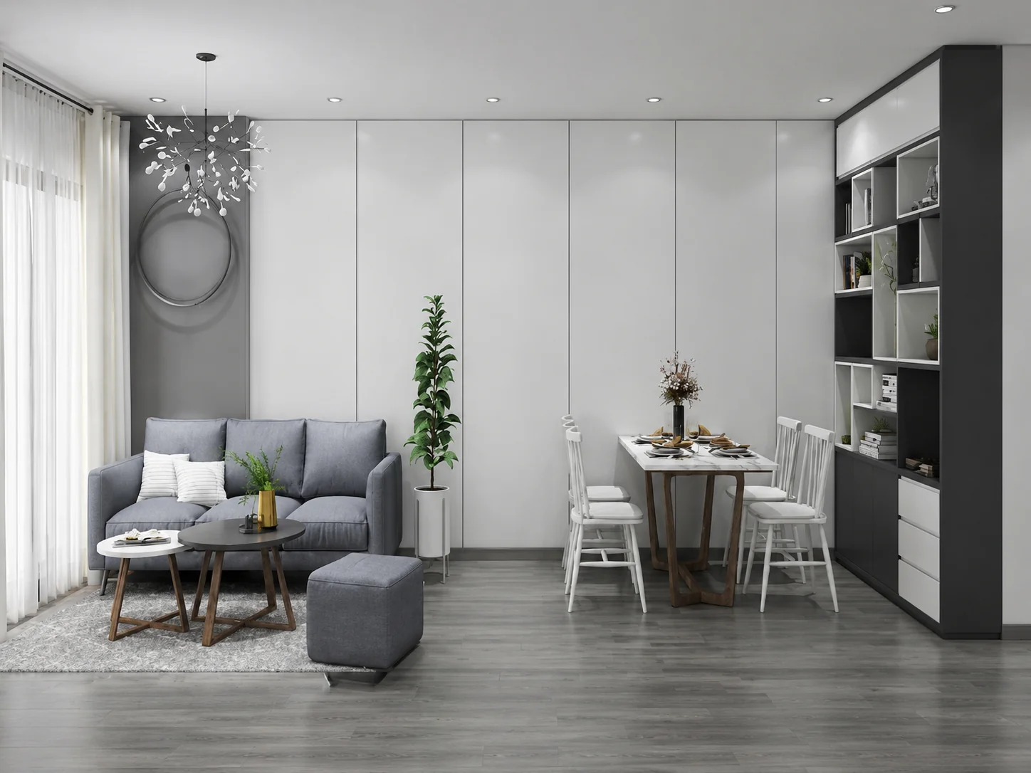 Thiết kế nội thất chung cư 50m2