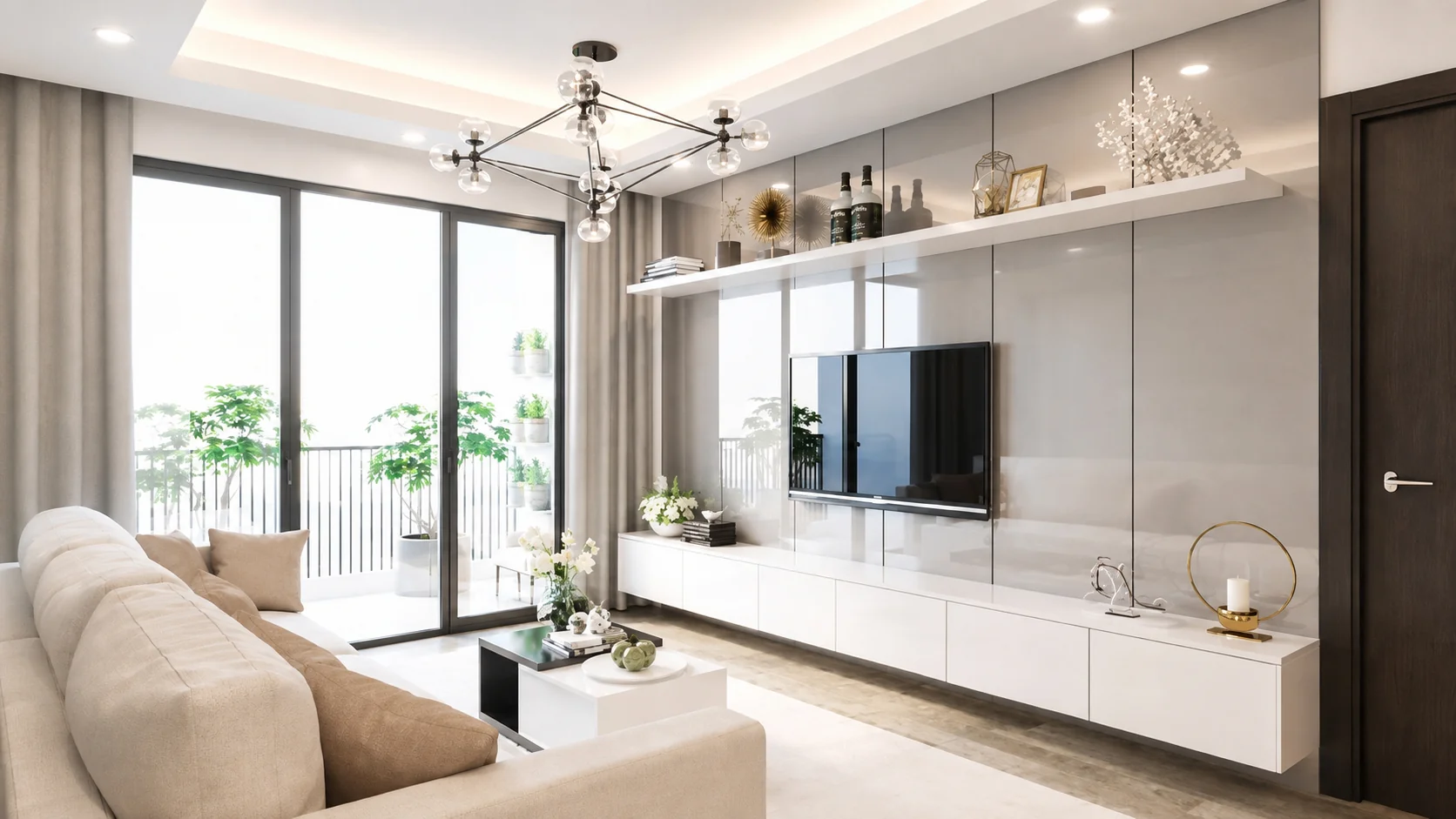 Thiết kế nội thất chung cư 50m2