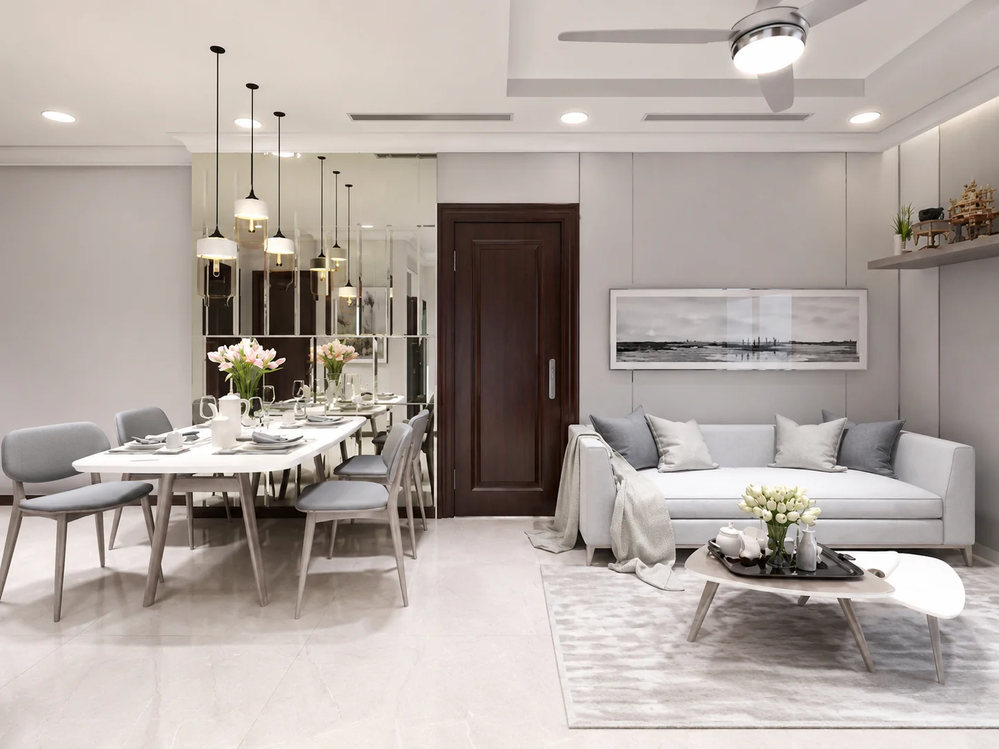 Thiết kế nội thất chung cư 50m2