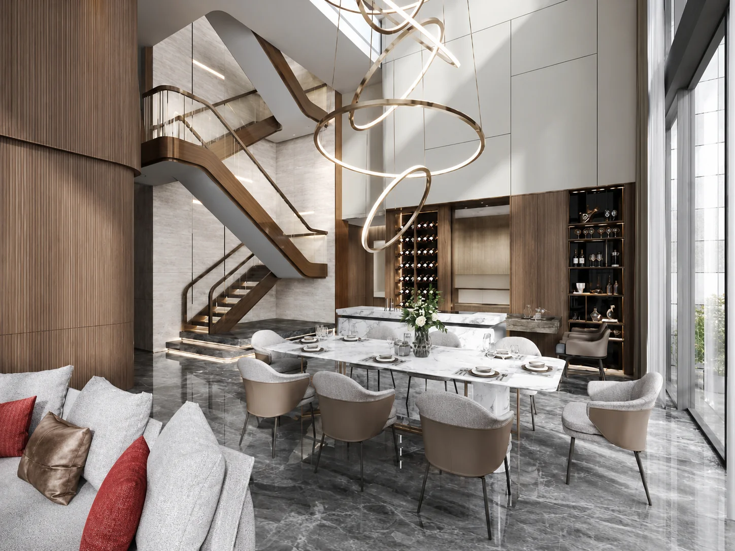 Thiết kế nội thất penthouse
