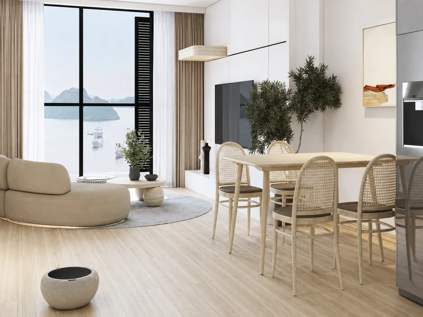 Thiết kế nội thất chung cư 45m2