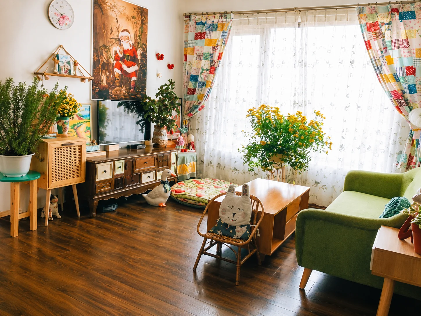 Trang trí phòng khách 15m2