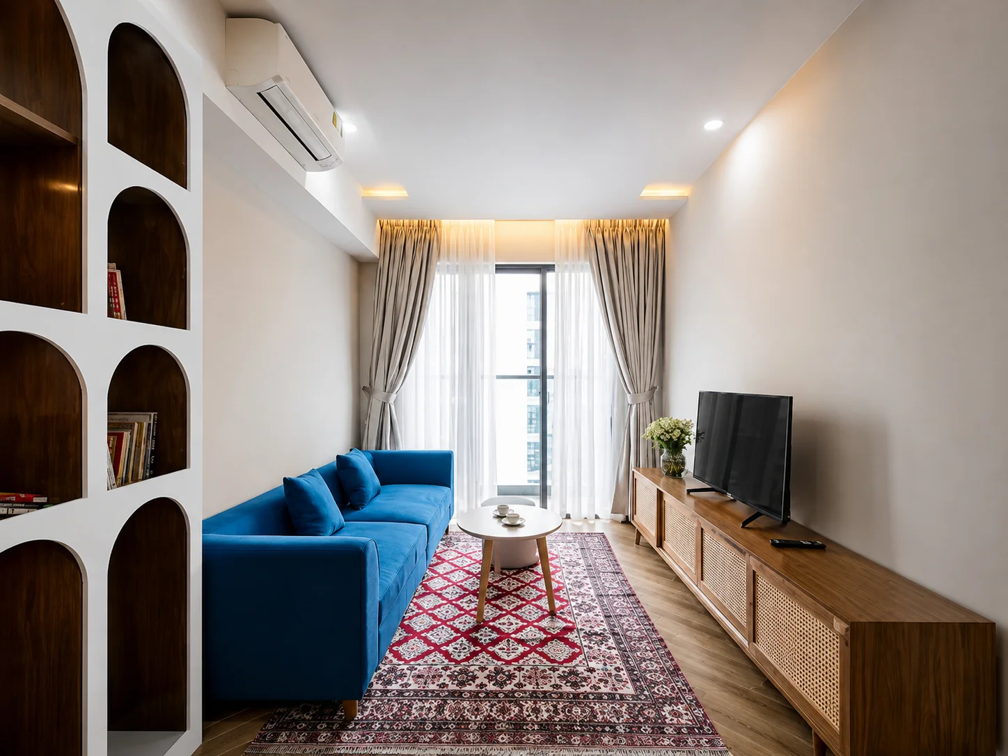 Trang trí phòng khách 15m2