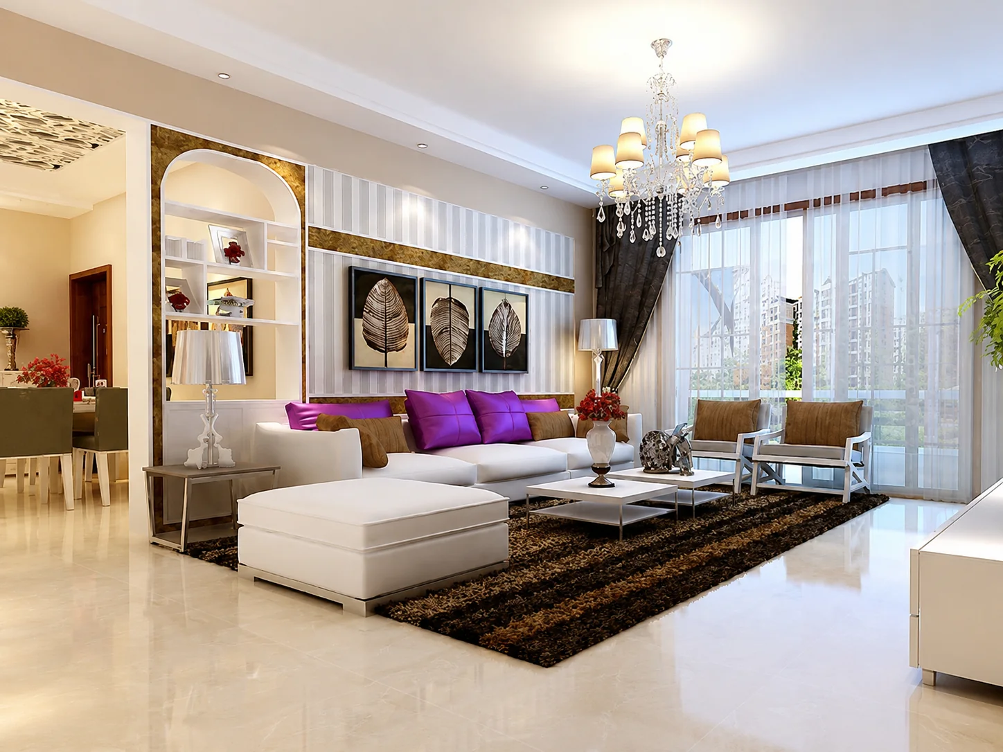 Đồ trưng bày phòng khách