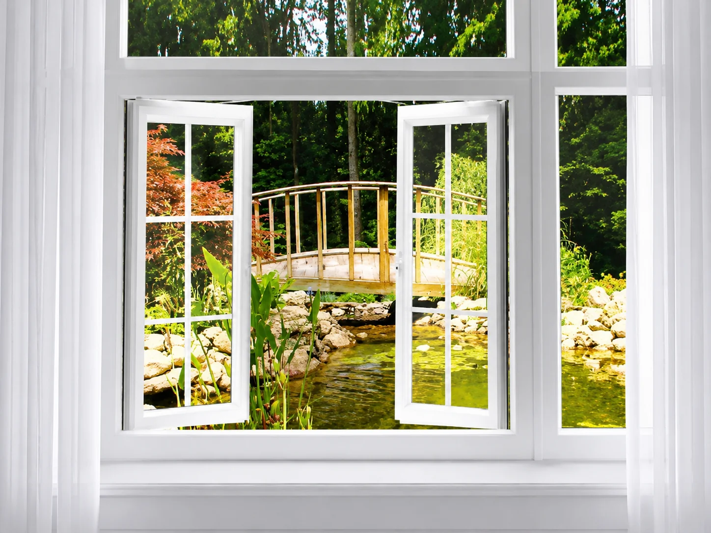 các mẫu trang trí cửa sổ