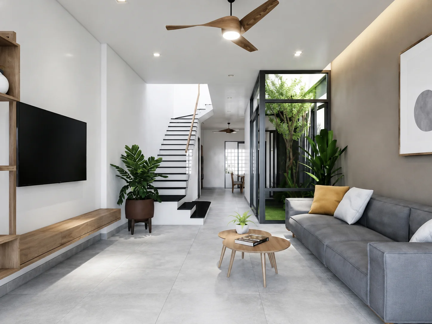 Xu hướng thiết kế giếng trời hiện nay
