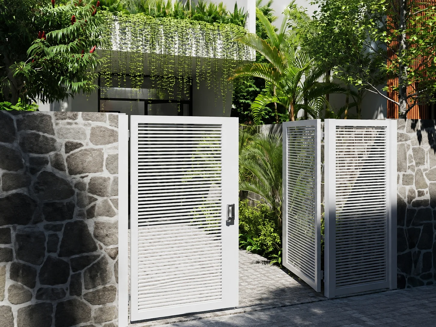 Thiết kế cổng nhà phong thủy