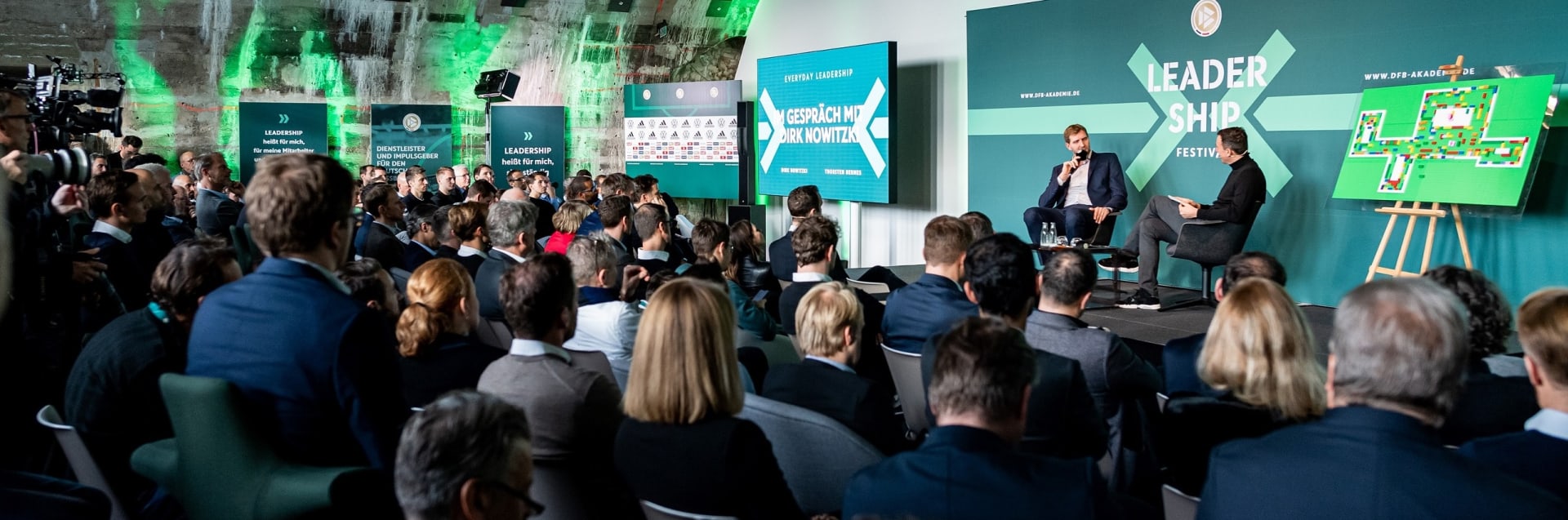 Plenum des Leadership Festivals 2019 - Im Gespräch mit Dirk Nowitzki
