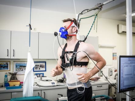 Medizinische Funktions- und Leistungsdiagnostik sind Teil der medizinischen Versorgung vor Ort. ©DFB/Philipp Reinhard Medizinische Funktions- und Leistungsdiagnostik sind Teil der medizinischen Versorgung vor Ort.