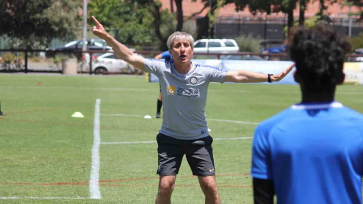 Mit Passion: Marco Monti, technischer Direktor der Nachwuchsakademie von Inter Mailand Mit Passion: Marco Monti, technischer Direktor der Nachwuchsakademie von Inter Mailand