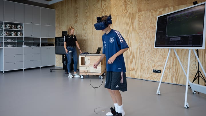 Juniorenspieler im TechLab @DFB 2023