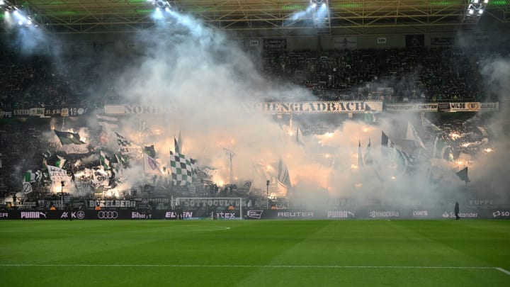 Borussia Mönchengladbach,Fans,Zuschauer,Pyrotechnik
