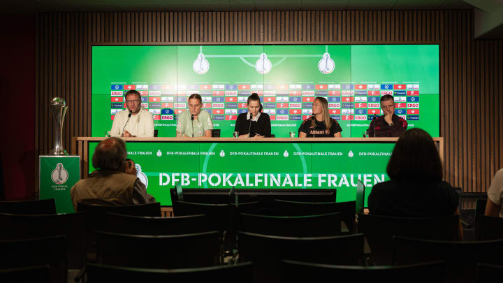 Pokalfinale,Frauen-Pokal,Finale,Endspiel,PK,Pressekonferenz,Köln