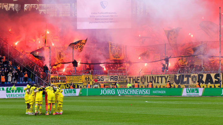 Borussia Dortmund,Fans,Zuschauer,Pyrotechnik