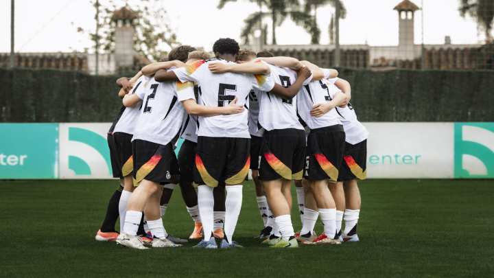 Denmark v Germany - U16 International Friendly SAN PEDRO DE ALCANTARA, SPAIN - NOVEMBER 15: German player during the Under-16 international friendly between Denmark and Germany at Marbella Football Center on November 15, 2025 in San Pedro De Alcantara, Spain. (Photo by Pablo Gallardo/Getty Images for DFB)