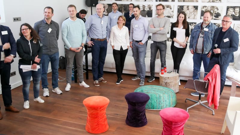 Gruppe Teammanagement Meet-Up der DFB-Akademie