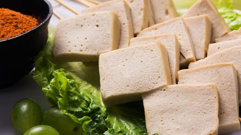 Tofu Salatblatt