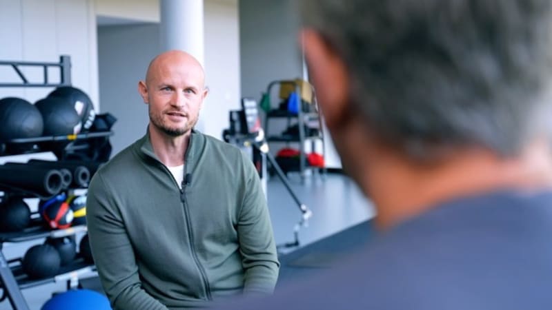 Krunoslav Banovcic bei SKY 360° Fußball ©DFB 2022 Krunoslav Banovcic bei SKY 360° Fußball