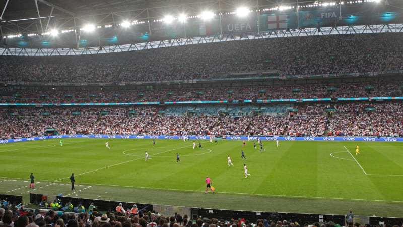 Italy v England UEFA EURO, EM, Europameisterschaft,Fussball 2020 General view of the match during the UEFA Euro 2020 fin