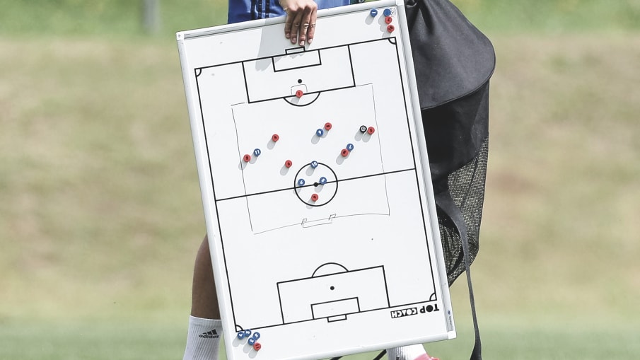 Laengenfeld Oesterreich 23 07 2017 Trainingslager Hamburger SV Taktiktafel DeFodi507 Laengenfeld, Oesterreich, 23.07.2017, Trainingslager Hamburger SV, Taktiktafel ( DeFodi507Length field Austria 23 07 2017 Training camps Hamburg SV Tactic table DeFodi507