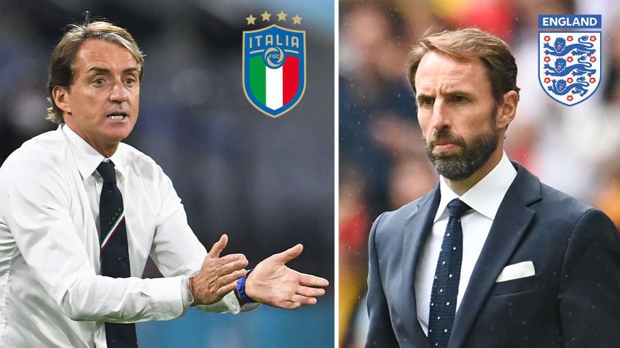 Im EURO-Finale kommt es zum Trainerduell zwischen Roberto Mancini und Gareth Southgate. © 2021 Getty Images Im EURO-Finale kommt es zum Trainerduell zwischen Roberto Mancini und Gareth Southgate. © 2021 Getty Images