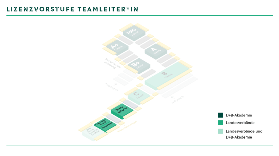 Lizenzvorstufe Teamleiter*in. © 2021 DFB