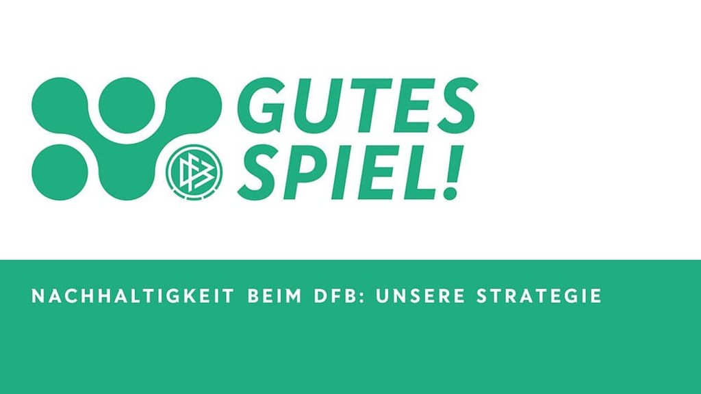 Nachhaltigkeiten beim DFB: Unsere Strategie