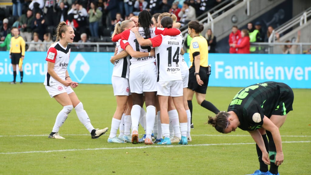 Eintracht Frankfurt, Frauen-Bundesliga, Jubel