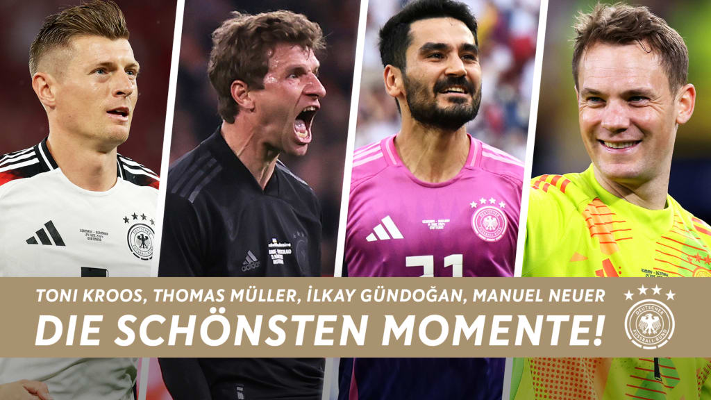 Abschied, Manuel Neuer, Toni Kroos, Thomas Mueller, Ilkay Guendogan