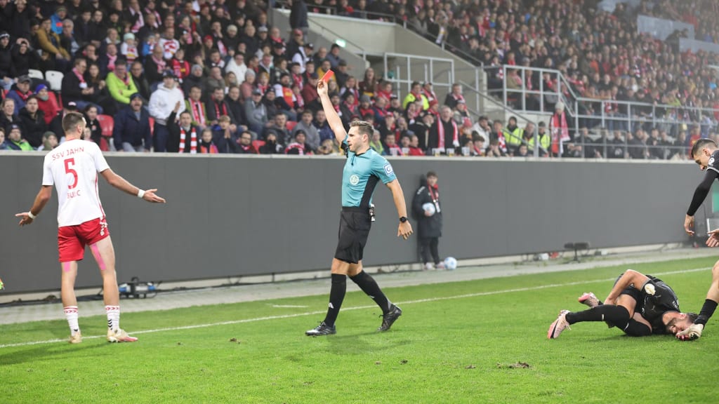 Rasim Bulic,Jahn Regensburg,Rote Karte,DFB-Pokal