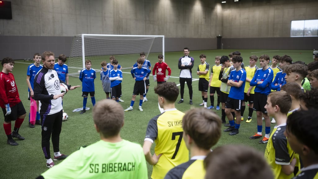 Julian Nagelsmann,bester Tag,Campus,Training,Kinder,Jugendliche