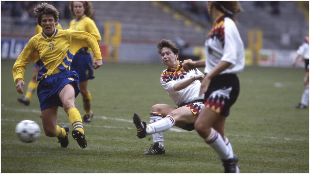 Maren Meinert,Frauen-Nationalmannschaft,Schweden,EM-Finale,1995