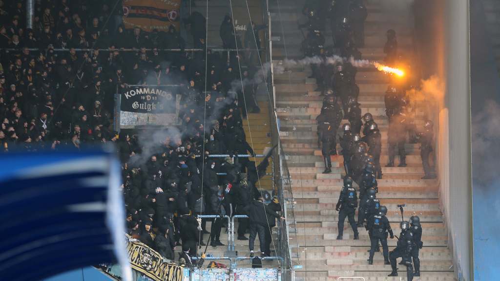 Dynamo Dresden,Zuschauer,Pyrotechnik