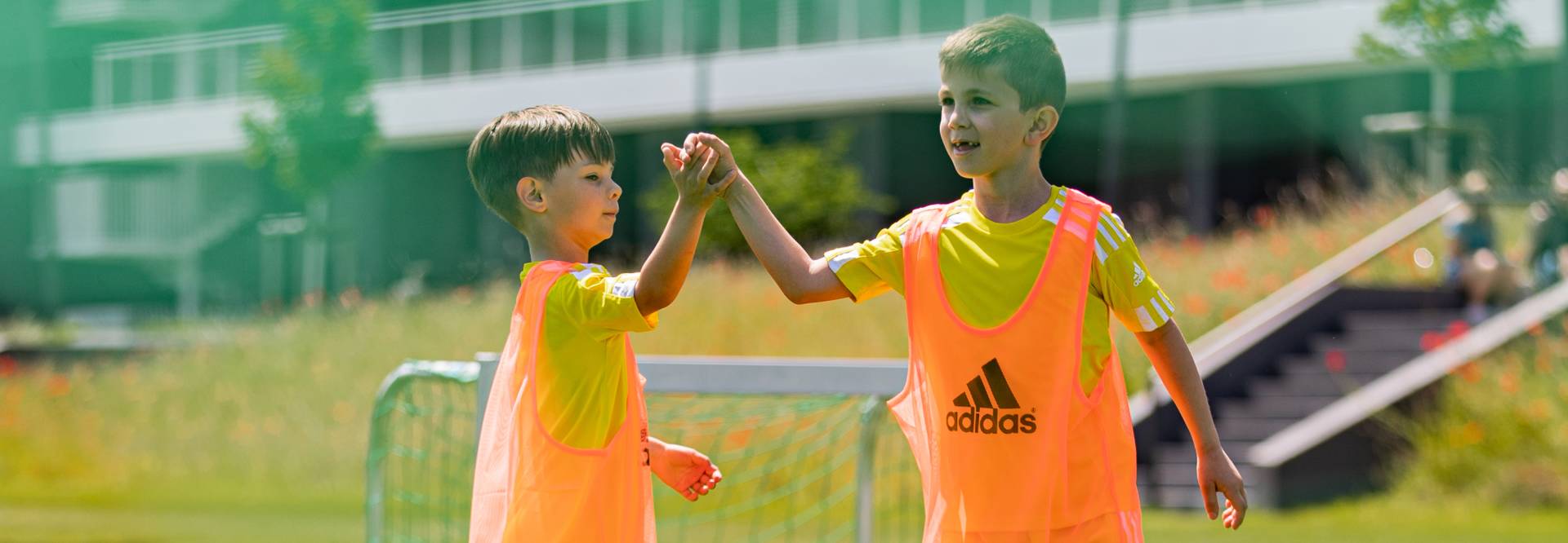 Leuchtturmveranstaltung "Kitz meets der Nationalmannschaft", "Wir fuer euch" - Die Stiftung der deutschen Nationalmannschaft, DFB-Campus, Frankfurt am Main, 28.05.2023, Foto: Yuliia Perekopaiko/DFB