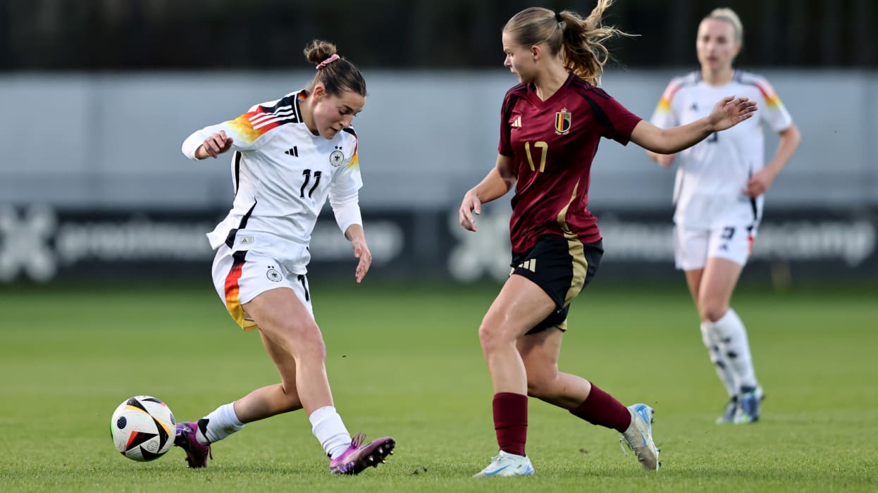 Deutschland, Belgien, U 23-Frauen, Länderspiel
