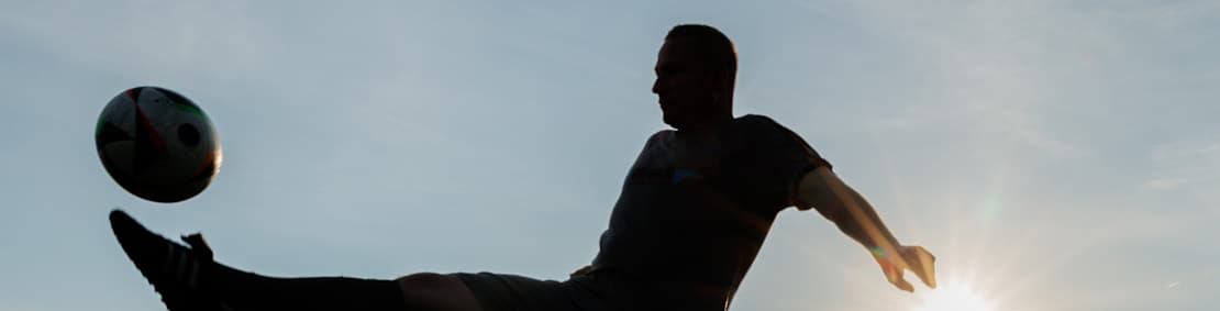 Patrick Berg - SV Dölzig SCHKEUDITZ, GERMANY - APRIL 15: Patrick Berg poses for a photo after the training of the F-Jugend team of the amateur sports club SV Dölzig on April 15, 2025 in Schkeuditz, Germany. (Photo by Jens Schlueter/Getty Images for DFB)