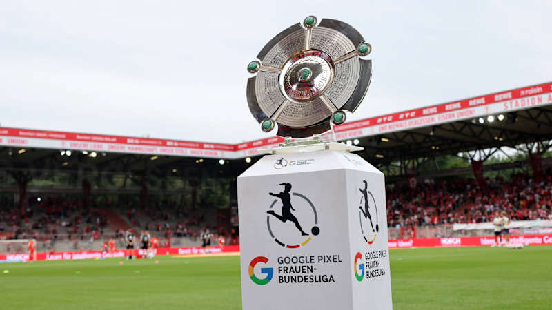 Google Pixel Frauen Bundesliga, Google Pixel, Ball, Platzhalter, Nike, Meisterschale, Schale, TV-News, 2026/2027, tvnews, Schmuckbild, Symbolbild