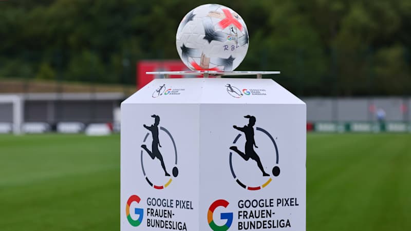 Google Pixel Frauen Bundesliga, Google Pixel, Ball, Spielball, Platzhalter, Nike, TV-News, 2026/2027, tvnews, Schmuckbild, Symbolbild