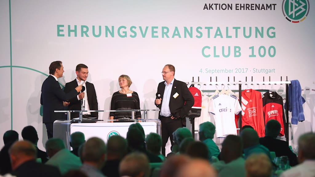 20th Anniversary Of Volunteering - Club 100 Awarding Ceremony STUTTGART, GERMANY - SEPTEMBER 04: General view duing the Awarding Ceremony at the 20th anniversary of Volunteering for the Club 100 at Mercedes-Benz Museum on September 4, 2017 in Stuttgart, Germany. (Photo by Alexander Hassenstein/Bongarts/Getty Images)