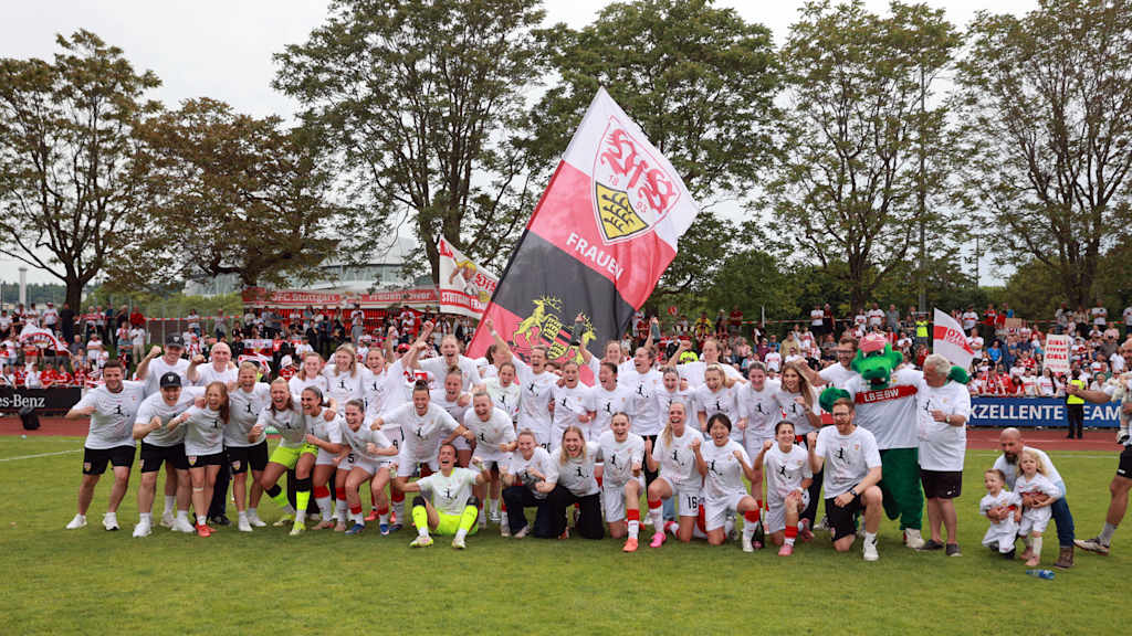 VfB Stuttgart 2. FBL Meisterjubel