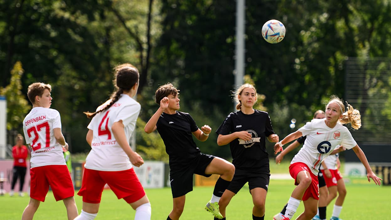 FRANKFURT AM MAIN, GERMANY - SEPTEMBER 14: A general view during the  Wochenende des Amateurfussballs at DFB-Campus on September 14, 2025 in Frankfurt am Main, Germany. (Photo by Neil Baynes/Getty Images)