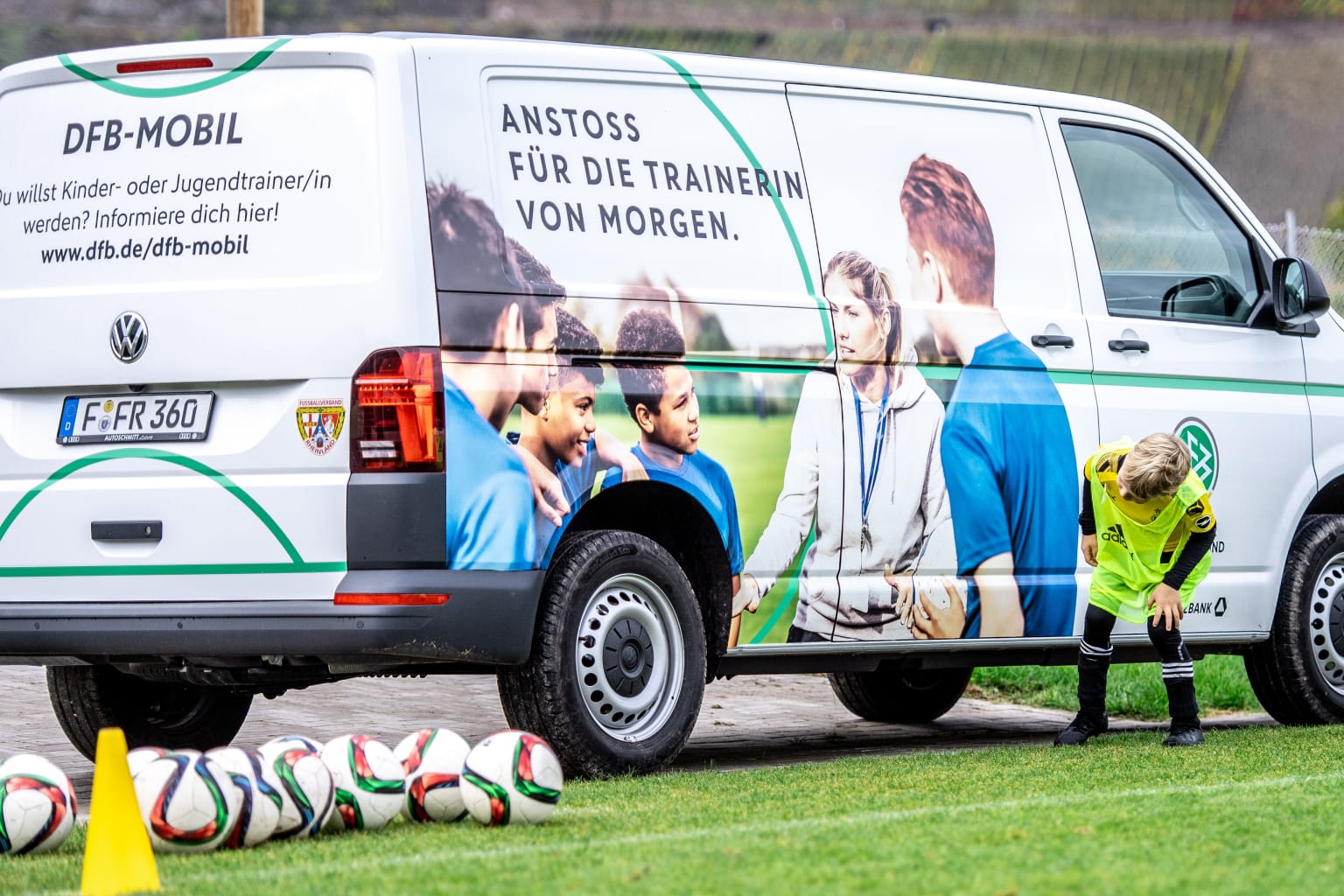 Ein Fußballer auf dem Spielfeld