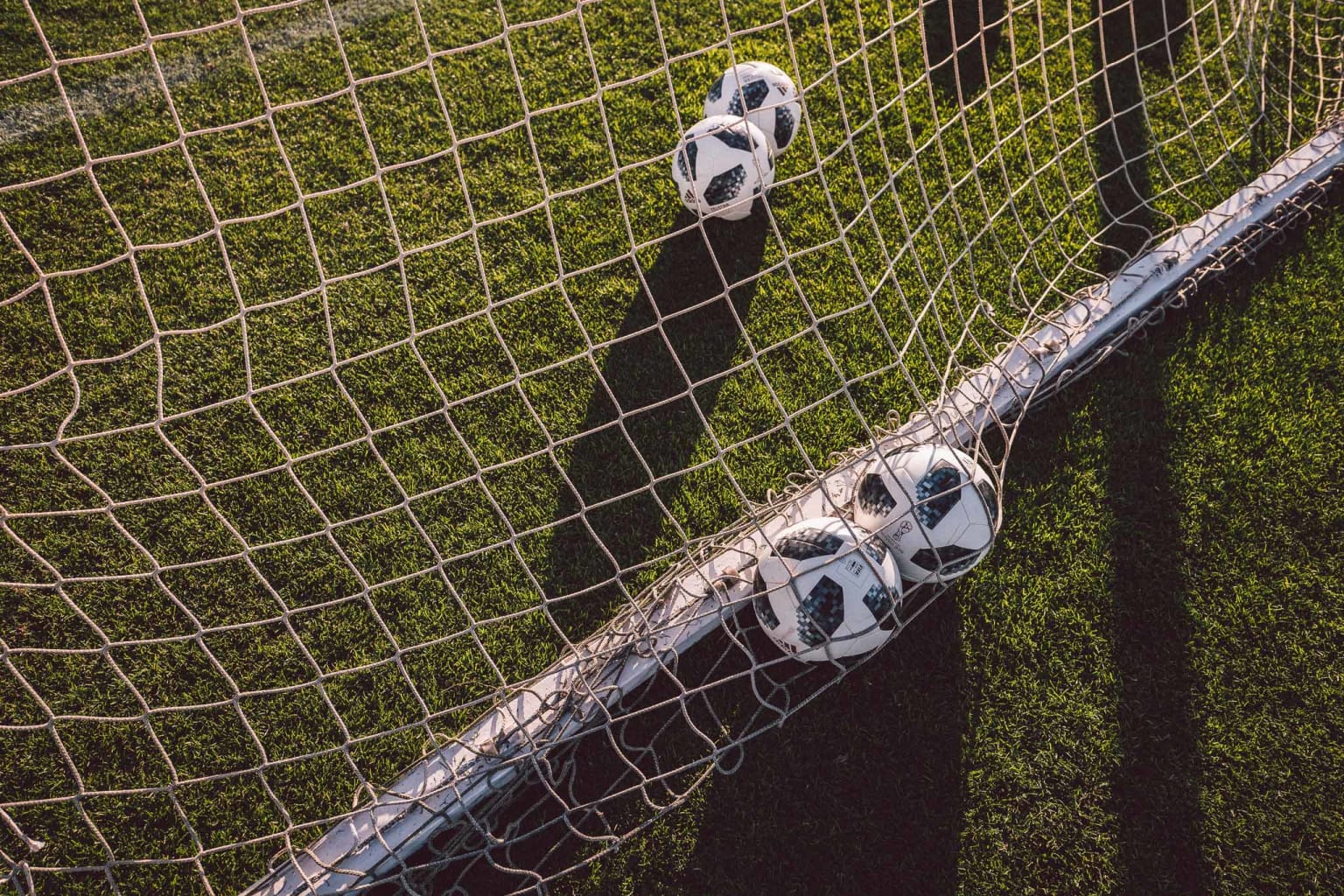 Ein Fußballer auf dem Spielfeld